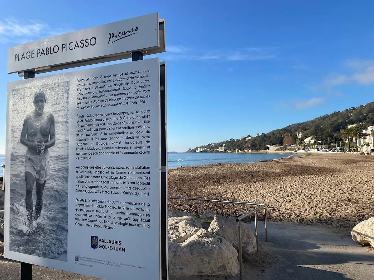 瓦洛里Le Coeur De Golfe Juan - Aircon - 9 Min To Sea公寓 公寓 瓦洛里